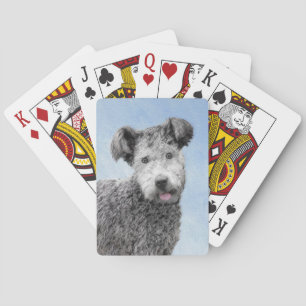 Jeu De Cartes Pumi Peinture - Cute Original Chien Art