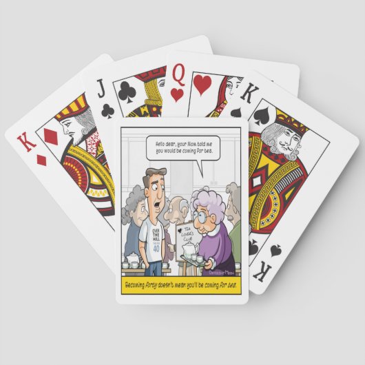 Jeu De Cartes Punny 40e anniversaire Playing Cards (dos)