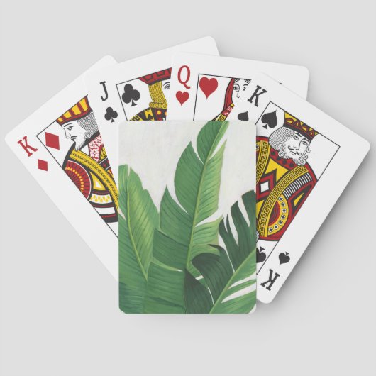 Jeu De Cartes Pura Vida - Feuilles tropicaux (dos)