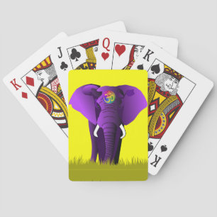 Jeu De Cartes Purple Elephant carte à jouer