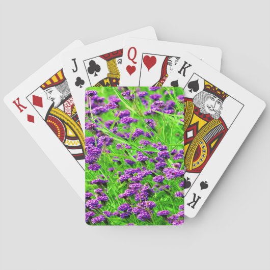 Jeu De Cartes Purple_Lavender_Blooms,_ (dos)