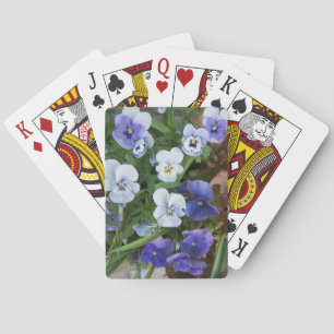 Jeu De Cartes Purple Pansy Floral Jouer Cartes Gardener Cadeau