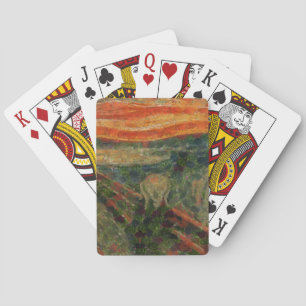 Jeu De Cartes Purple Thistle Fleur sauvage Art Réaliste