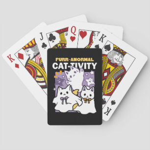 Jeu De Cartes Purr-anormal Cat-tivity - Halloween Cat Design