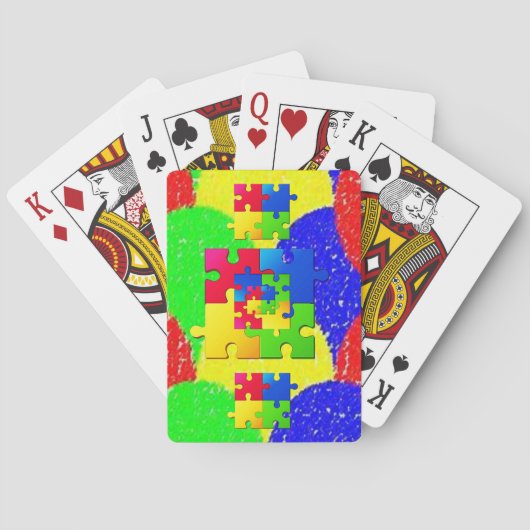 Jeu De Cartes Puzzles Jouer au pont de carte (dos)