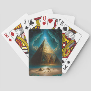 Jeu De Cartes Pyramide mystique Art Visionnaire