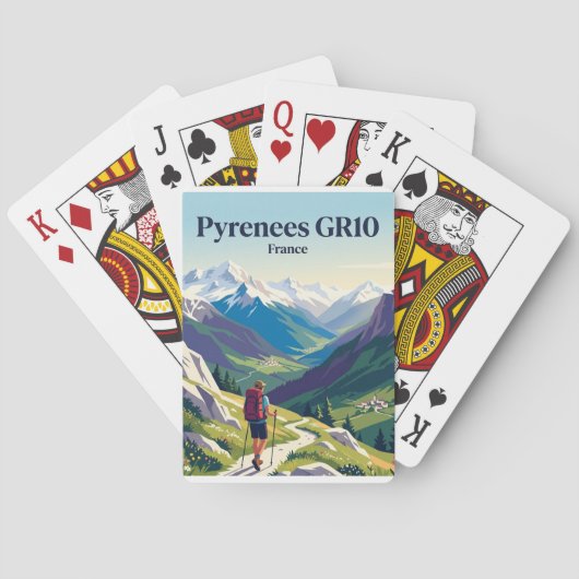 Jeu De Cartes Pyrénées GR10 France (dos)