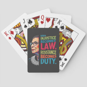 Jeu De Cartes Quand l'injustice devient loi, la résistance devie