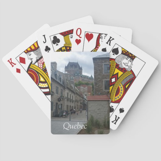 Jeu De Cartes Quartier historique de Québec (dos)