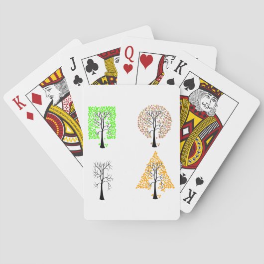 Jeu De Cartes Quatre arbres (dos)