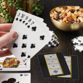 JEU DE CARTES QUATRE CARTES DE JEU D'AS (In Situ)