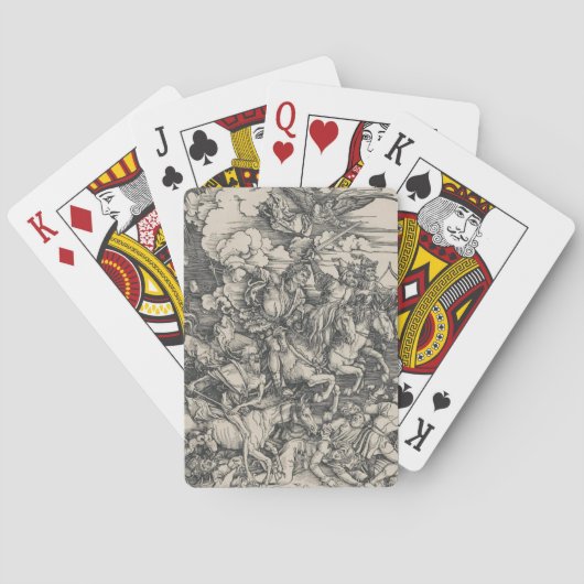Jeu De Cartes Quatre cavaliers de l'apocalypse par Durer (dos)