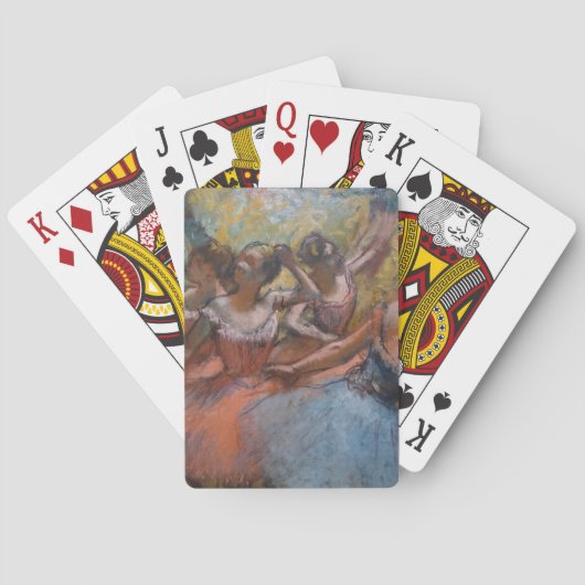 Jeu De Cartes Quatre danseurs de ballet sur scène par degrés (dos)