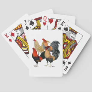 Jeu De Cartes Quatre gamecocks