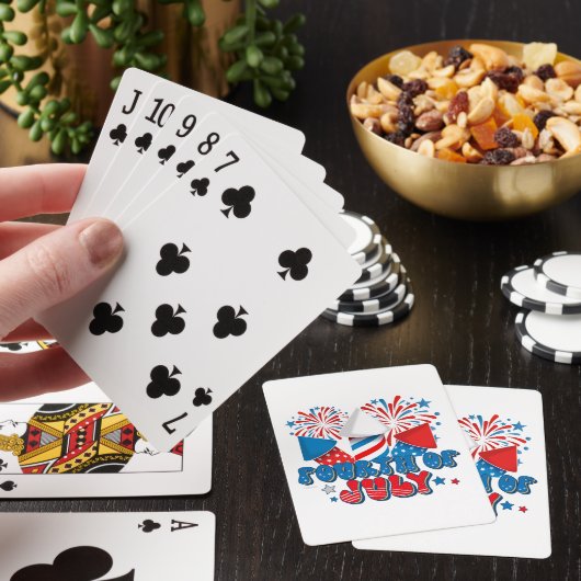 Jeu De Cartes quatre juillet (In Situ)