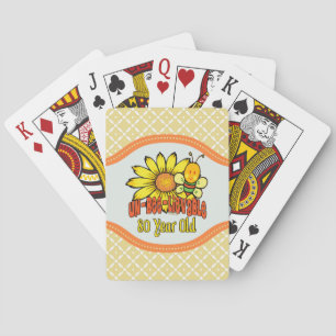 Jeu De Cartes quatre-vingtième anniversaire - incroyable à 80