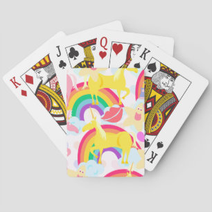 Jeu De Cartes Quatre-vingts Unicorn Rainbow Explosion