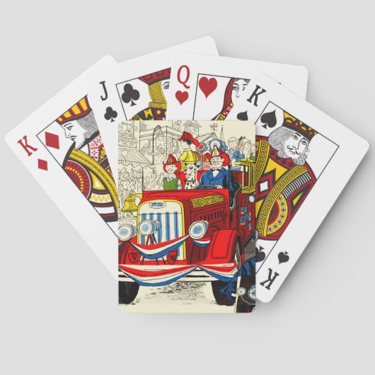 Jeu De Cartes Quatrième de défilé de juillet (dos)