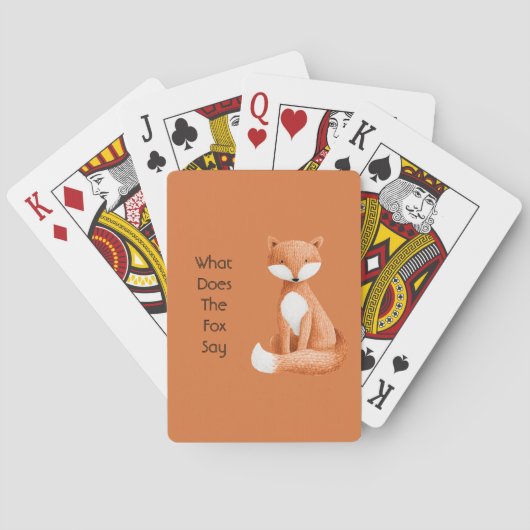 Jeu De Cartes Que dit le renard ?? (dos)