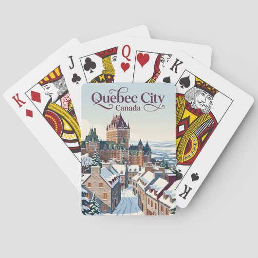 Jeu De Cartes Québec Canada (dos)