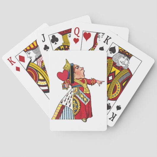 Jeu De Cartes Queen of Hearts from Alice à Wonderland (dos)