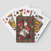 Queen of Hearts Jouer des cartes