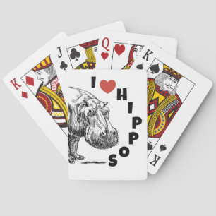 Jeu De Cartes Qui n'aime pas les hippopotames qui jouent aux car