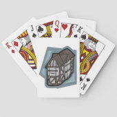 Jeu De Cartes Quirky Tudor House Architecture médiévale (dos)
