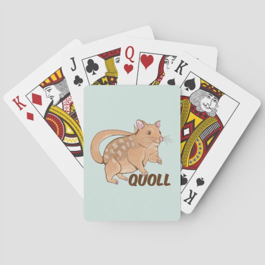 Jeu De Cartes Quoll Australian Marsupial (dos)