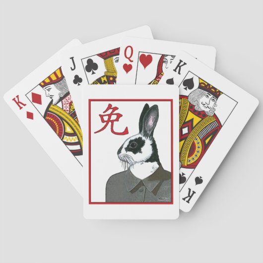 Jeu De Cartes Rabbit de fête (dos)