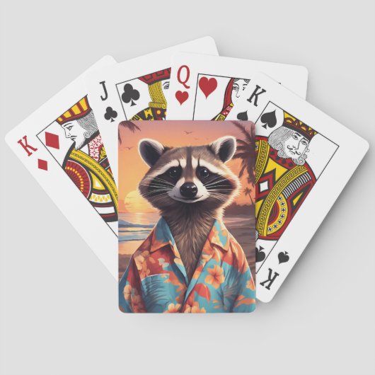 Jeu De Cartes Raccoon Holiday (dos)