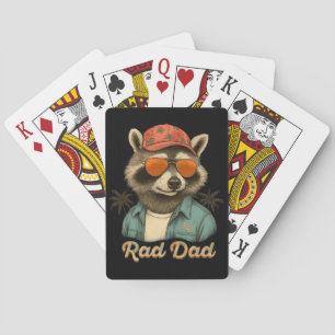 Jeu De Cartes Rad Papa Drôle Bonne Fête des pères Vintage