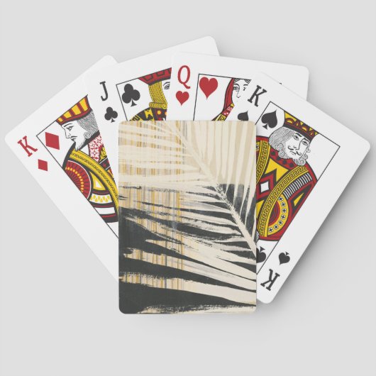 Jeu De Cartes Raffie d'or - Franges de palme (dos)
