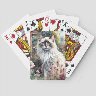Jeu De Cartes Ragdoll Chat en anglais Garden