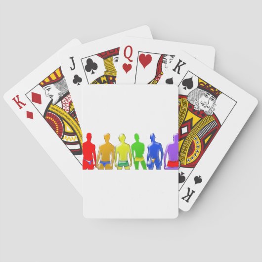 Jeu De Cartes Rainbow Men (dos)