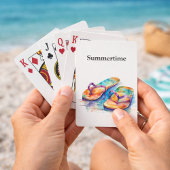 Jeu De Cartes Rainbow Reef Flip Flops, personnalisés