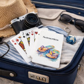 Jeu De Cartes Rainbow Reef Flip Flops, personnalisés