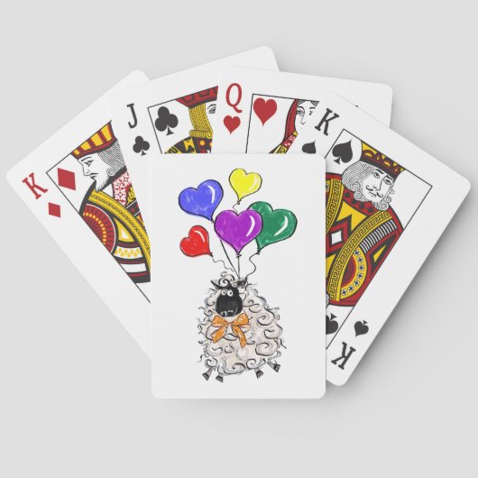 Jeu De Cartes Rainbow Sheep Classic Playing Cartes (dos)