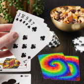 Jeu De Cartes Rainbow Tie-Dye Alcohol (In Situ)