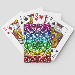 Jeu De Cartes Rainbow Tie Dye Mandala Star