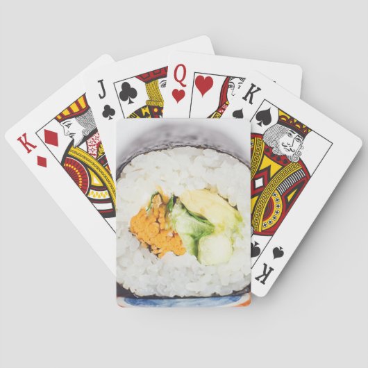Jeu De Cartes Râle de sushi Poisson et riz (dos)