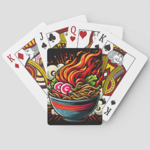 Jeu De Cartes Ramen épicé Art de rue des nouilles japonaises