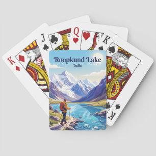 Jeu De Cartes Randonnée au lac Roopkund en Inde