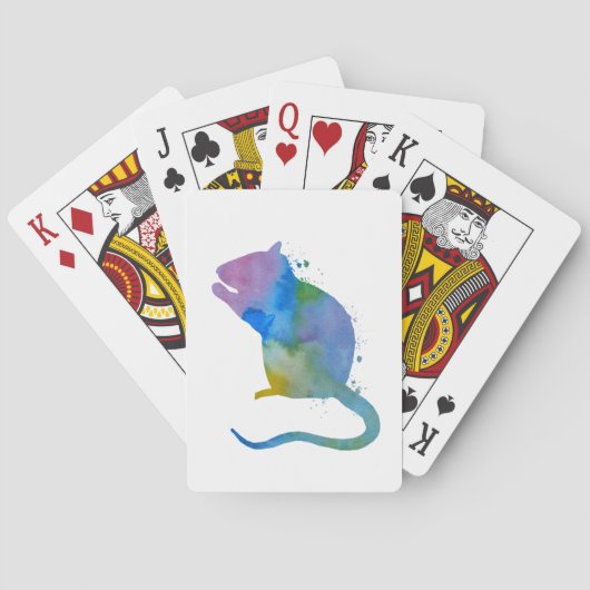 Jeu De Cartes Rat mignon (dos)