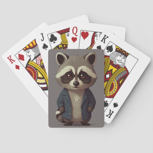 Jeu De Cartes raton laveur (dos)