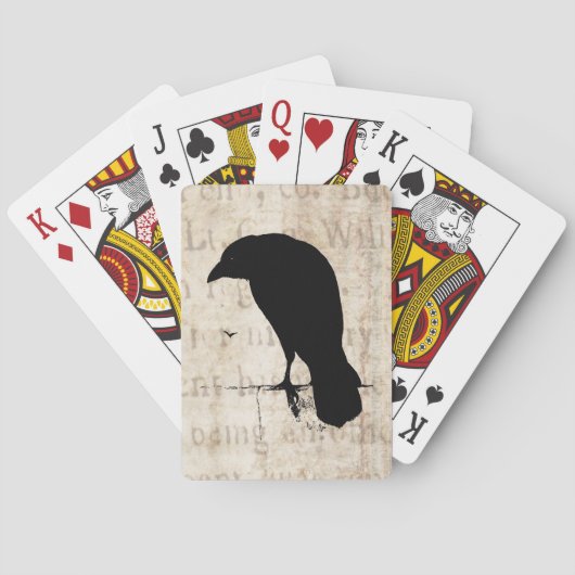 Jeu De Cartes Raven Silhouette (dos)