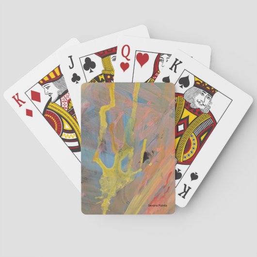 Jeu De Cartes Rayon Jaune (dos)