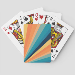 Jeu De Cartes Rayons solaires rétro