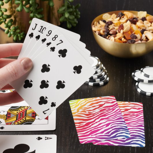 Jeu De Cartes Rayures arc-en-ciel (In Situ)