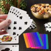 Jeu De Cartes Rayures Colorées (In Situ)